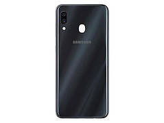 Кришка Samsung A305 Black A30 2019 (SM-A305) сервісний оригінал з розбірки (з потертостями)