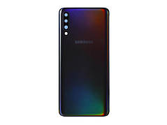 Задня кришка Samsung A70 A705 2019 Black сервісний оригінал з розбирання (з потертостями)