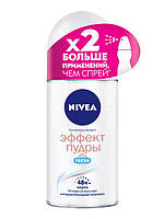 Дезодорант-антиперспірант жіночий кульковий Nivea "Ефект Пудри" Fresh антибактеріальний комплекс, 50 мл.