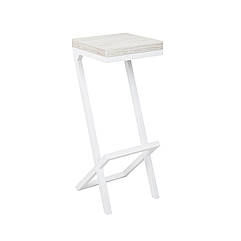 Стілець барний "Сумах" білий каркас ()