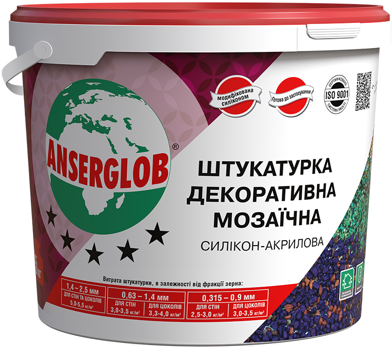 Декоративна мозаїчна штукатурка Anserglob