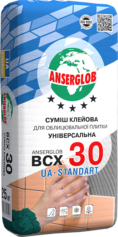 Клей для плитки Anserglob ВСХ 30
