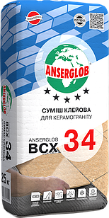 Клей для керамограніту Anserglob ВСХ 34