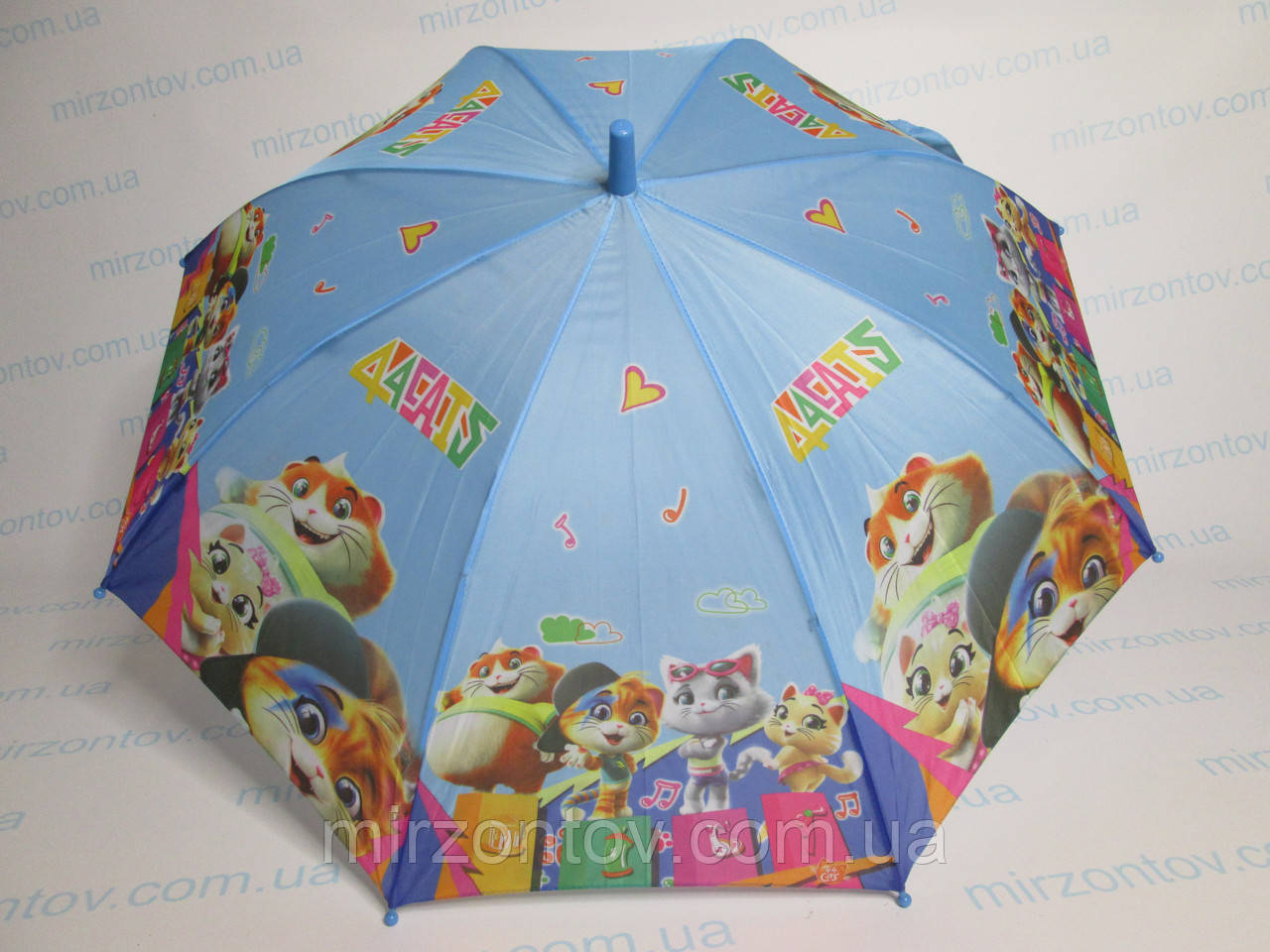 Подростковый зонт с котиками 5 - 10 лет - фото 3 - id-p1468305848