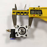 Пневмоциліндр подачі кромки SDA 20х15 кромкооблицювального верстата HOLZ T-503 (34х34 мм), фото 3