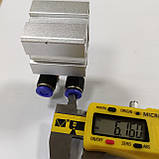 Пневмоциліндр подачі кромки SDA 20х15 кромкооблицювального верстата HOLZ T-503 (34х34 мм), фото 4