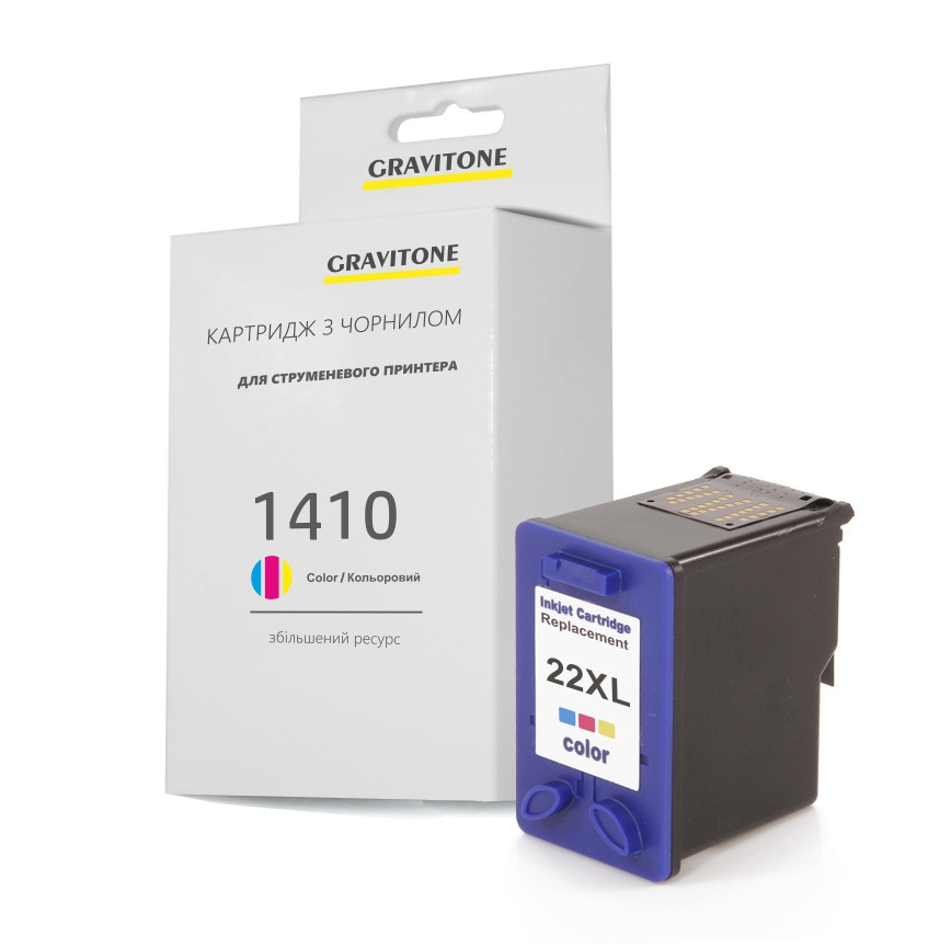 Сумісний картридж HP PSC 1410 (кольоровий), підвищеної ємності, аналог від Gravitone, фото 1