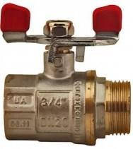 Кран кульовий С. М. 1/2 р. ш. метелик