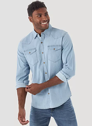 Сорочка джинсова Wrangler - Bleach Wash (S)