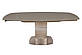 Розкладний стіл Nicolas Houston 130-190х105см мокко з матовою скляною стільницею на одній ніжці, фото 10
