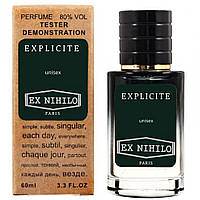 Ex Nihilo Explicite TESTER LUX, унисекс, 60 мл