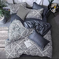 Постільна двоспальна білизна комплект "Бязь Gold" Розмір 180 * 215