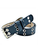 Жіночий шкіряний ремінь Колір Темно-синій Weatro uzk-k40zh-kit0110, фото 2