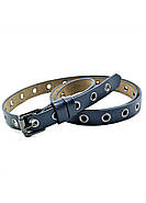 Жіночий шкіряний ремінь Колір Темно-синій Weatro uzk-k20zh-kit0106, фото 2