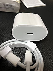 Зарядка швидка для iPhone 20W USB-C + Кабель Type-C на Lightning, фото 2