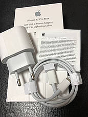 Зарядка швидка для iPhone 20W USB-C + Кабель Type-C на Lightning, фото 3