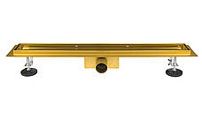 Душовий трап з нержавіючої сталі DESIRE Gold (600 мм х 70 мм), фото 4