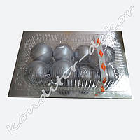 Желатиновые шарики (серебряные, набор 9шт) для декорирования кондитерских изделий