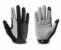 Велоперчатки RockBros S109 с длинными пальцами черно-серые S (10294S)