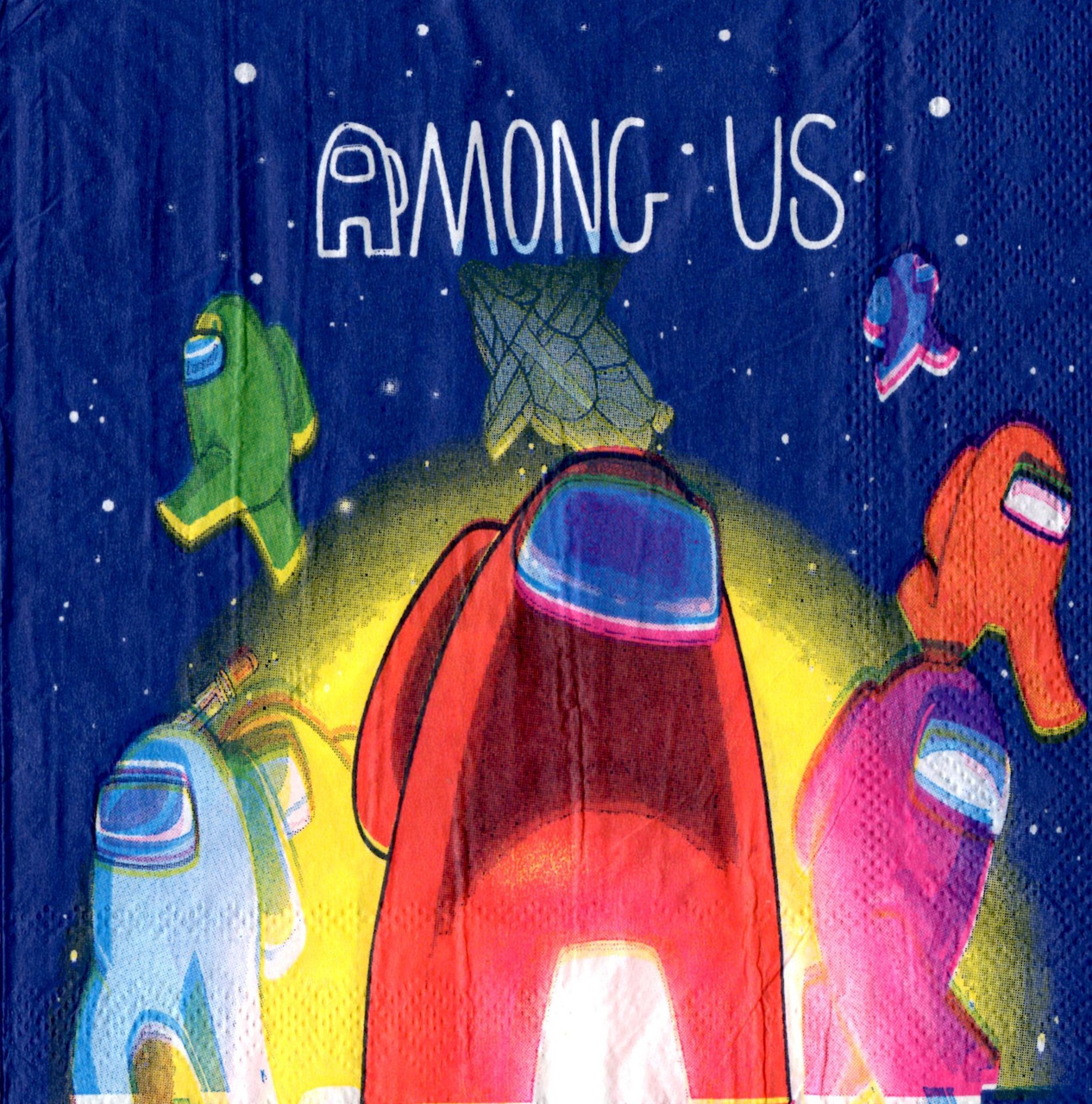 Серветки святкові "АМОНГ АС Among Us" (Космос), 20 шт./пач.