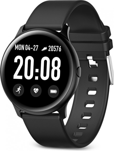 Наручные Bluetooth смарт часы Smart KW19 UTM, умные часы с измерением давления и кислорода черные - фото 8 - id-p1065577408