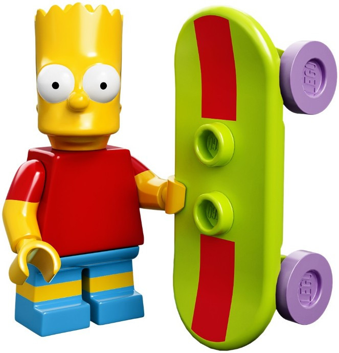 LEGO Минифигурки Simpsons Серия 1 - Барт Симпсон 71005-2 — Купить ...
