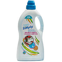 Моющее средство для мытья полов и кухонных поверхностей Симпли 1 литр