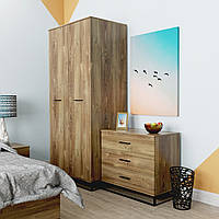 Шафа Art in Head Asсet 900x2000x590 Дуб Бароко бурштиновий Безкштовна Доставка