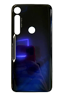 Задня кришка для Motorola XT2019 Moto G8 Plus, синя, Dark Blue, оригінал (Китай)