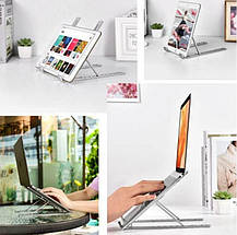 Трансформер підставка столик для ноутбука Laptop Stand, фото 5