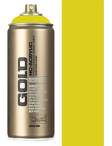 Аерозольна фарба Montana Gold 1120 Banana Joe (Жовтий) 400 мл