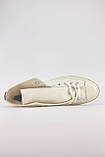 Чоловічі / жіночі кеди Converse Beige x Comme Des Garçons Play, унісекс бежеві кеди конверс, фото 3