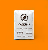 Кофе PureCafe Espresso зерно 40% Арабики 60% Робусты Италия 1кг