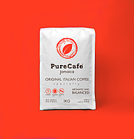 Кофе PureCafe Jamaica зерно 80% Арабики 20% Робусты Италия 1кг