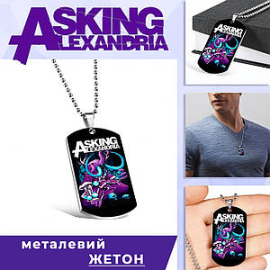 Кулон-жетон Asking Alexandria "Демон"