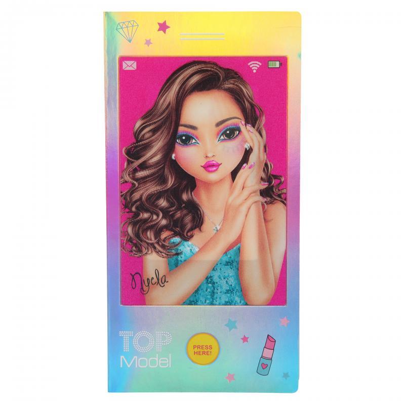 Міні розмальовка у вигляді мобільного телефону зі звуком Top Model Nyela (10039)
