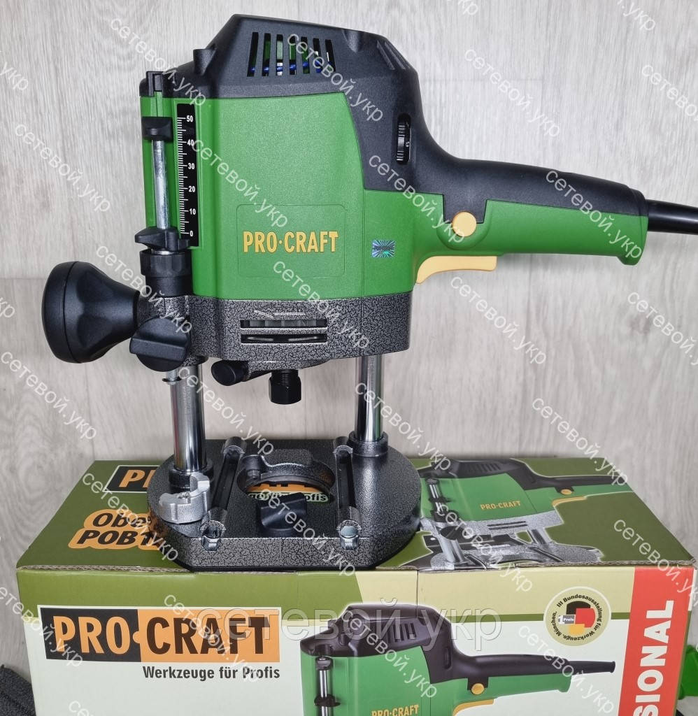 Фрезер однорічний Procraft POB 1200 з набором фрез