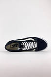 Чоловічі / жіночі кеди Vans Old Skool Black Glow In Dark, чорно-білі унісекс кеди ванс олд скул чорні кросівки, фото 3