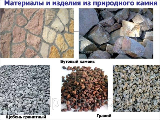 Природні кам'яні матеріали.