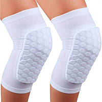 Наколенники баскетбольные Basketball Knee Pads Pro 2 шт. S-XL белые (BC-0528)