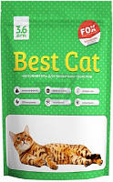 Силикагелевый наполнитель Best Cat Green Apple для туалета с запахом яблока 3,6 л