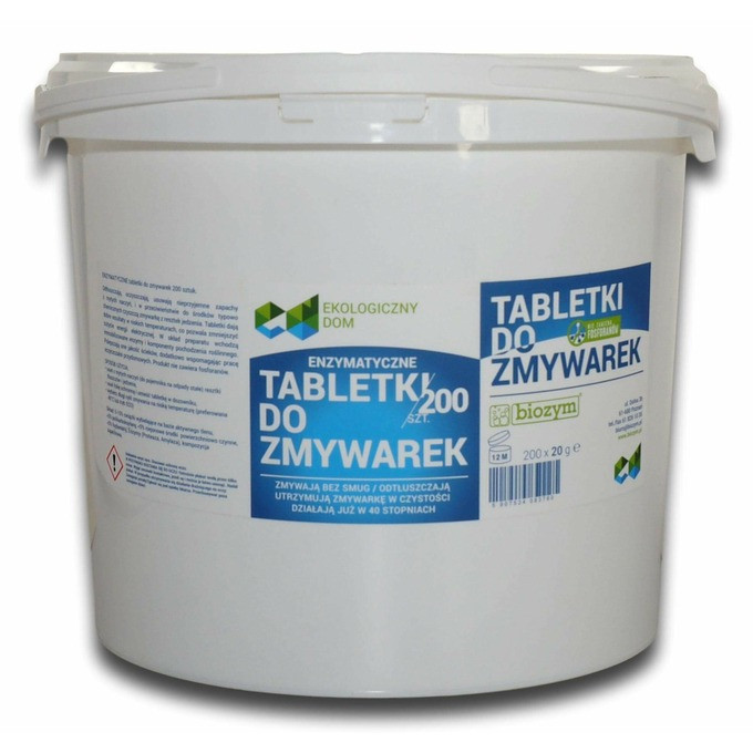 Таблетки для посудомийних машин, екологічні таблетки для посудомийки, 200 шт - Biozym
