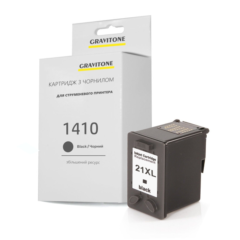 Картридж HP PSC 1410 (чорний) сумісний, збільшений ресурс (450 стор.), аналог від Gravitone
