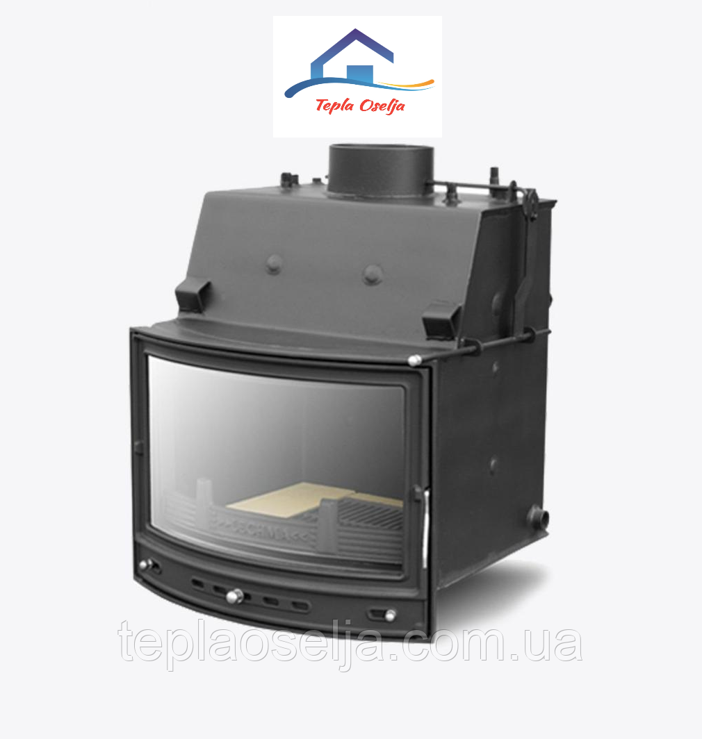 Камінна топка з водяним контуром LECHMA W-190 Panorama 12 кВт, 4 мм