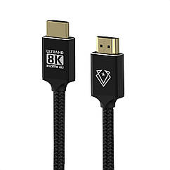 Кабель Vertux VertuLink-150 HDMI 2.1 UltraHD-8K HDR eARC 1.5 м Black (vertulink-150.black)