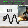 Кабель Vertux VertuLink-150 HDMI 2.1 UltraHD-8K HDR eARC 1.5 м Black (vertulink-150.black), фото 2