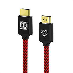 Кабель Vertux VertuLink-150 HDMI 2.1 UltraHD-8K HDR eARC 1.5 м Bloodyred (vertulink-150.bloodyred)