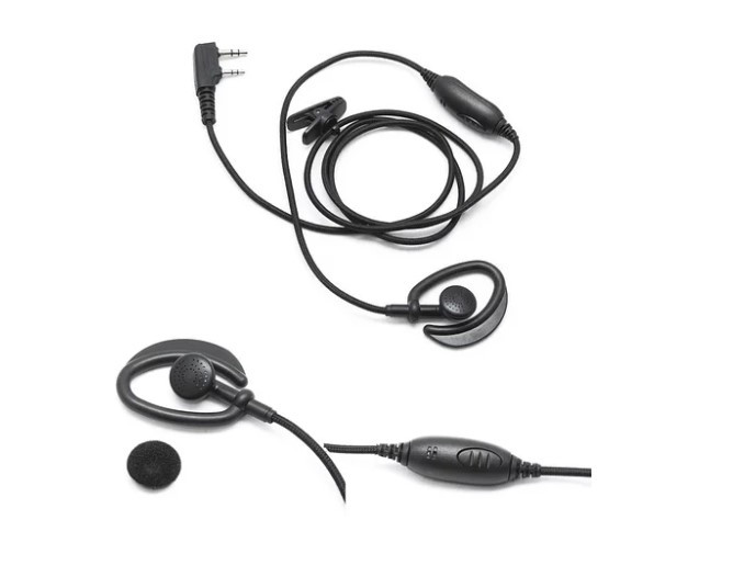 Гарнітура Baofeng/Kenwood, посилена в обплетенні, фото 1