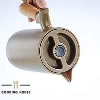 Термос-глечик для гарячих та холодних напоїв, термоглечик 2в1 Cooking House - 1 л, фото 5