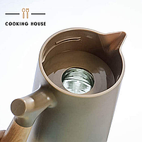 Термос-глечик для гарячих та холодних напоїв, термоглечик 2в1 Cooking House - 1 л, фото 6